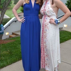 BCBG royal blue gown